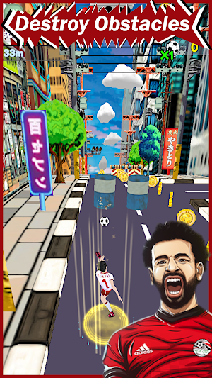 Mo Salah: Kick'n'Run Ball Dash Screenshot 2