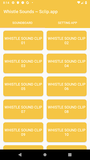 Whistle Sound Collections ~ Sclip.app Screenshot 0