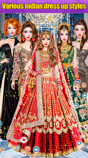 Indian Bridal:Princess Dressup Screenshot 2