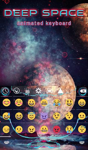 Deep Space Animated Keyboard + Live Wallpaper Screenshot 3