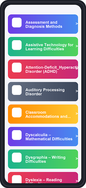 Learning Difficulties Trivia Screenshot 0