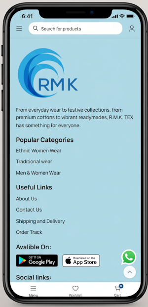 RMK Textiles Screenshot 3