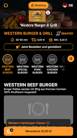 Western Burger & Grill Screenshot 2