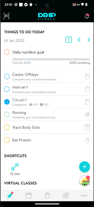 DRIP Fitness Screenshot 1