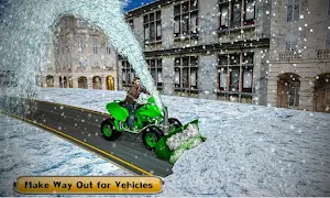Snow Blower Truck Simulator: Ski Resort ATV Rider Screenshot 3