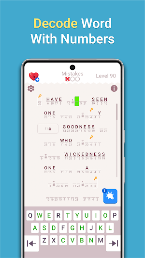 PlaySimple Cryptogram Screenshot 1