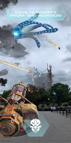 Black Snow AR: Alien Shooter, Battle Strategy Game Screenshot 2