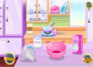 chocolate ice cream maker game Screenshot 1