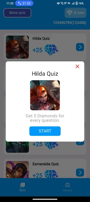 Mlbb Mobile-Legend Diamond Screenshot 1