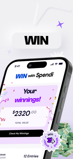 Spendi  |  Spend, Enter, Win Screenshot 2