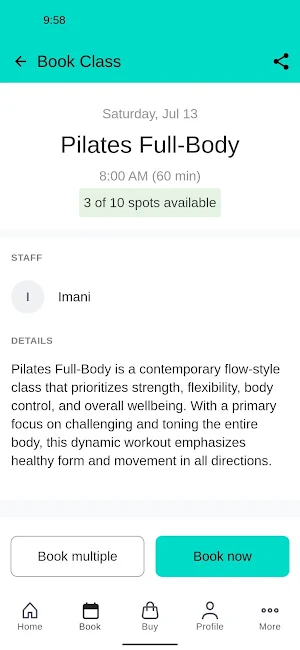Miami Pilates Company Screenshot 2