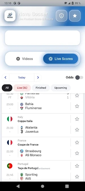 Nova Soccer : Sports App Screenshot 1