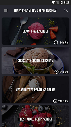 Ninja Creami Ice Cream Recipes Screenshot 0
