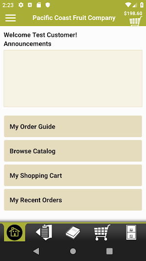 PCFCo. Checkout Screenshot 0