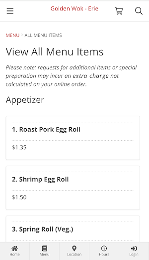 Golden Wok - Erie Screenshot 1