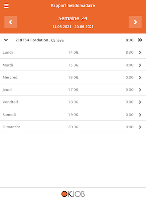OK JOB WebTime Screenshot 1