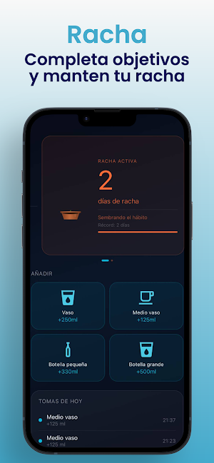 Waty: Agua tracker & reminder Screenshot 3