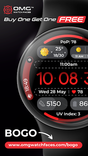 Minimal Weather Watch OMG 379 Screenshot 3