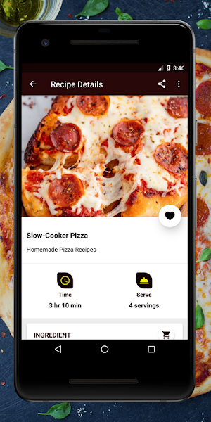 Pizza Recipes: Homemade Pizza Recipes Offline Screenshot 3