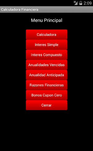 Calculadora Financiera Screenshot 0