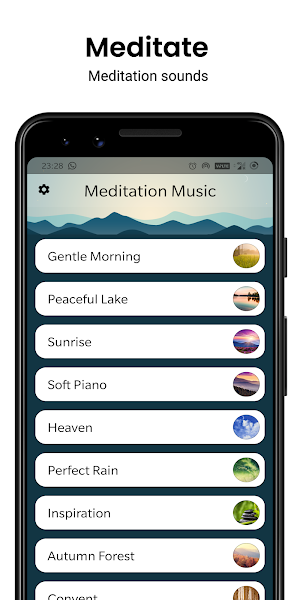 Meditation Music - Relax, Yoga, Sleep Screenshot 1