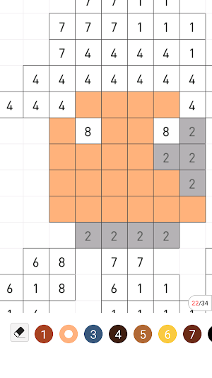 Pixel Art : Color By Numbers Child Screenshot 2
