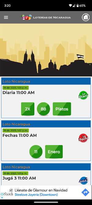 Loterías de Nicaragua Screenshot 1
