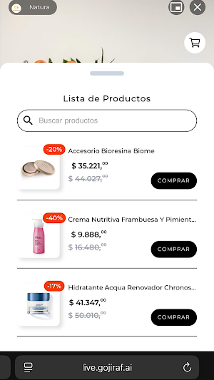 GoJiraf® - Live Shopping Screenshot 2