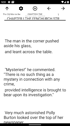 Book, The Old Man in the Corne Screenshot 1