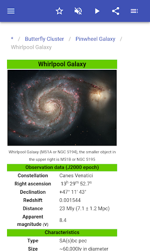 Messier Objects Screenshot 3