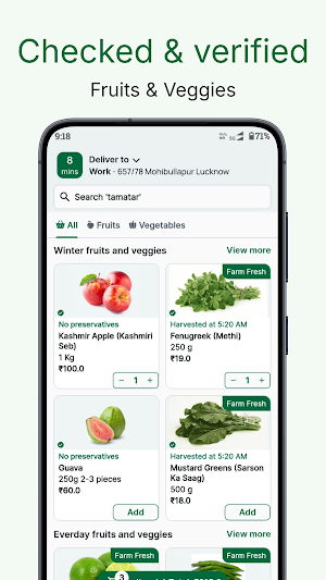 Kleenbyte: Fruits & Veggies Screenshot 0