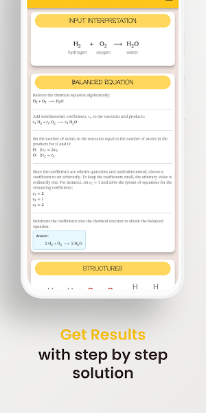 Chemical Equation Balancer App Screenshot 3