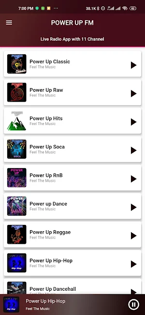 Power up Fm Screenshot 1