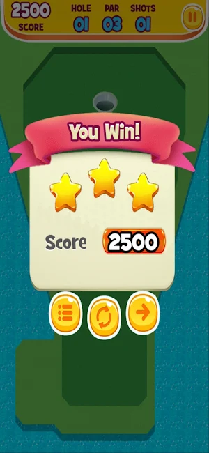 Golf Gaaxy Quesst Screenshot 1