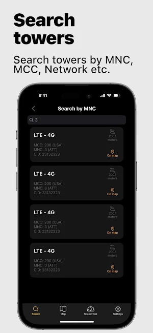 Cellular Tower Map - Signal 5G Screenshot 3