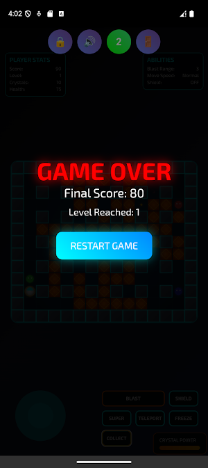 Crystal Blast - Action Game Screenshot 1