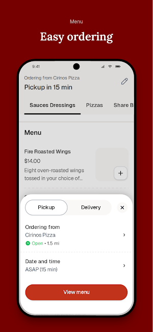 Cirinos Pizza Screenshot 2