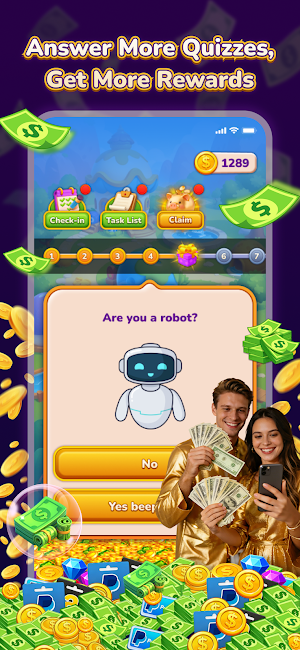 Quizzy Journey - Quiz&Earn Screenshot 0