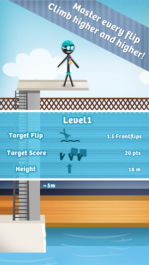 Stickman High Diving 2 Screenshot 1