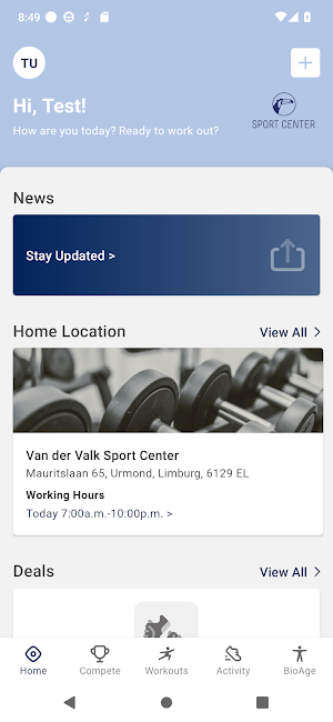Van der Valk Sport Center Screenshot 1