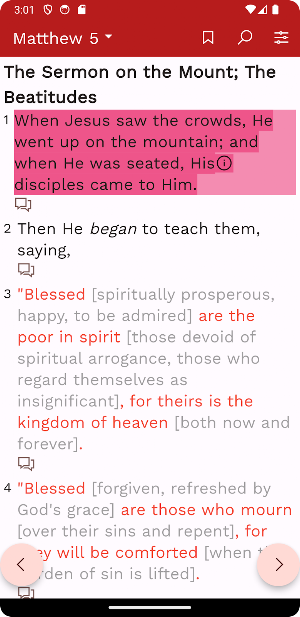 Amplified Study Bible Offline Screenshot 1