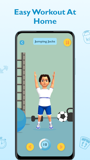 Kids Weight Loss Exercise App Screenshot 1