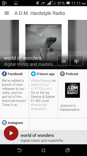 A.D.M. Hardstyle Radio Screenshot 0