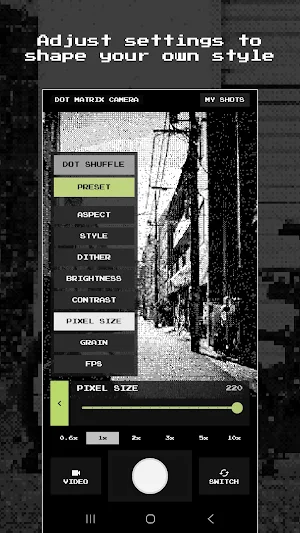 DOT MATRIX CAMERA Screenshot 1