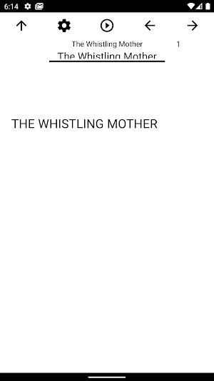 Book, The Whistling Mother Screenshot 0
