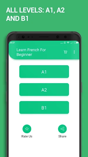 Learn French Beginner Grammar Offline Free Lesson Screenshot 0