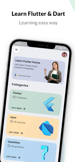 Learn Flutter and Dart Screenshot 0