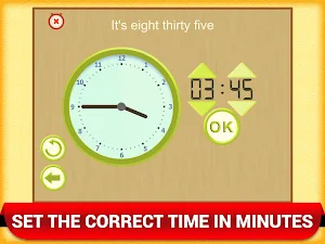 Math Telling Time Clock Game Screenshot 2