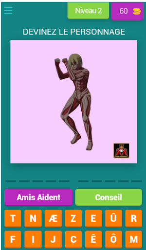 ATTAQUE DES TITANS jeu quiz Screenshot 3