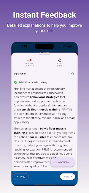 WOCNCB Official Exam Prep Screenshot 2